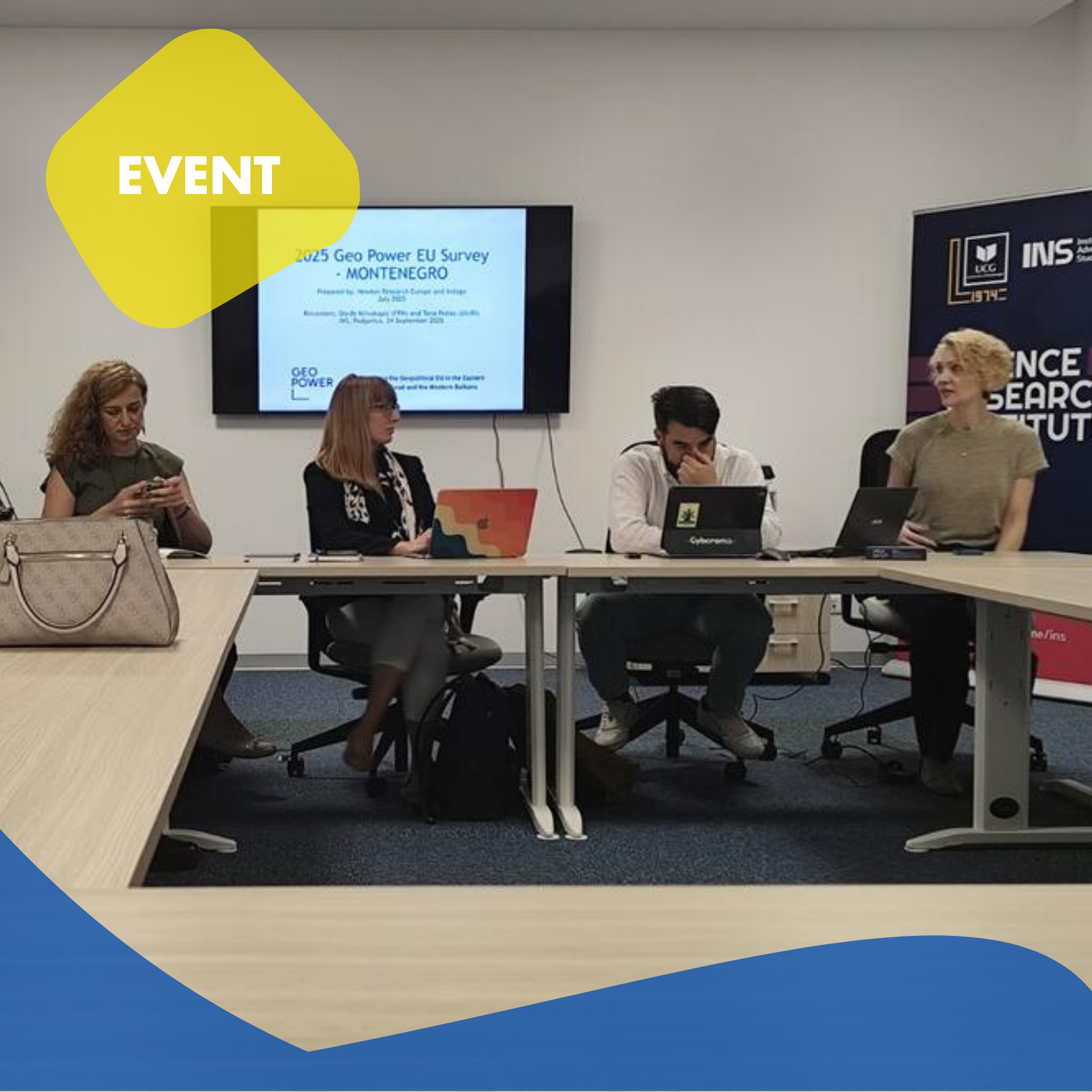 GEO-POWER-EU Public Opinion Survey Results Presented at Event “Geopolitics from Below: Insights from Montenegro, the Western Balkans and the Eastern Partnership” in Podgorica